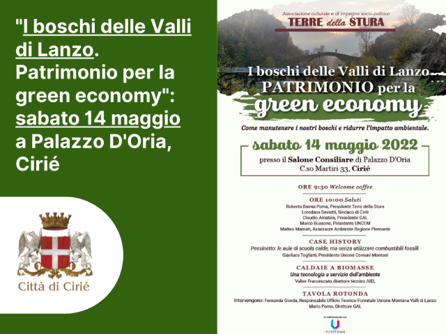 "I boschi delle Valli di Lanzo. Patrimonio per la green economy"