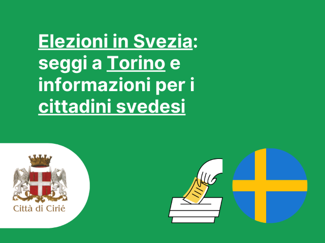 Elezioni in Svezia: seggi a Torino 