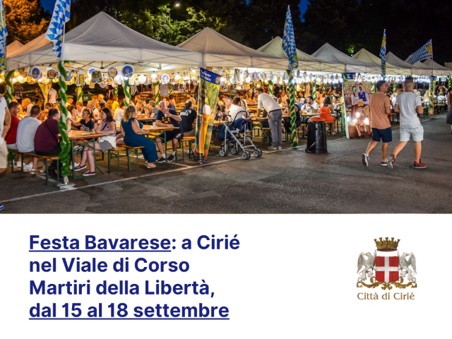 Festa Banaverese: a Cirié dal 15 al 18 settembre
