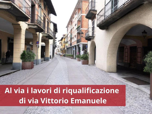 Lavori di riqualificazione in via Vittorio Emanuele: al via da agosto, con l’obiettivo di ultimarli prima di Natale