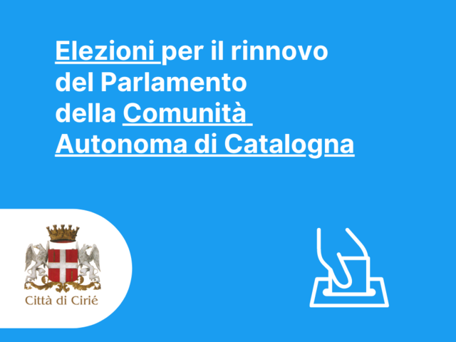Elezioni per il rinnovo del Parlamento delle Comunità Autonoma di Catalogna