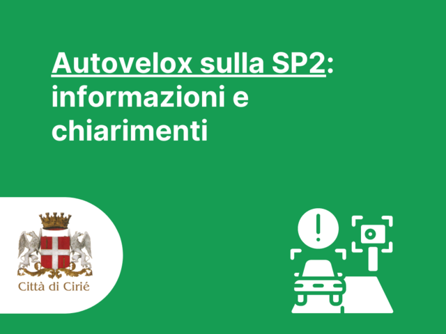 Autovelox sulla SP2: informazioni e chiarimenti