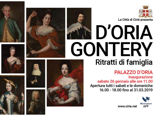 Aprirà i battenti domani la mostra "D'Oria Gontery. Ritratti di famiglia" a Palazzo D'Oria