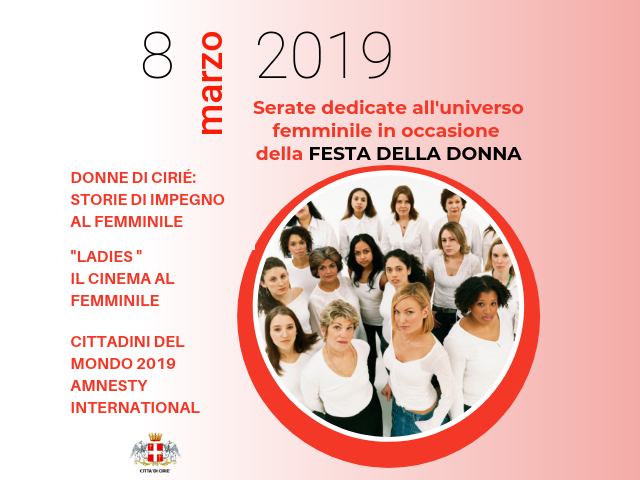 Festa della Donna 2019: tante le iniziative promosse a Cirié