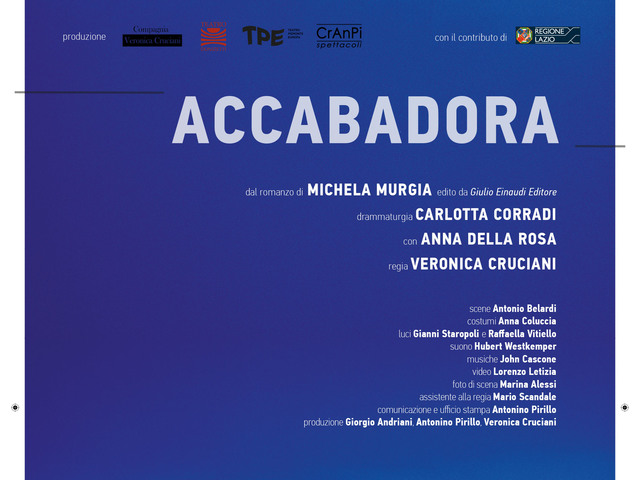 "Accabadora": questa sera al Teatro Magnetti