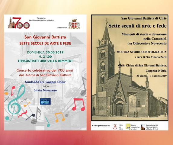 Una mostra e un concerto per le 700 candeline del Duomo di San Giovanni Battista